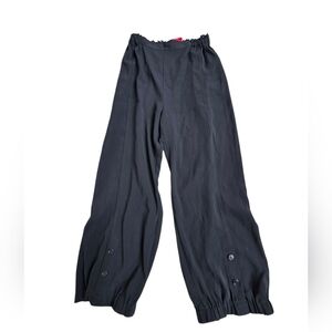 Blanque Black Wide Leg Pants With Button Details Size 0 Blanque Sizing/S